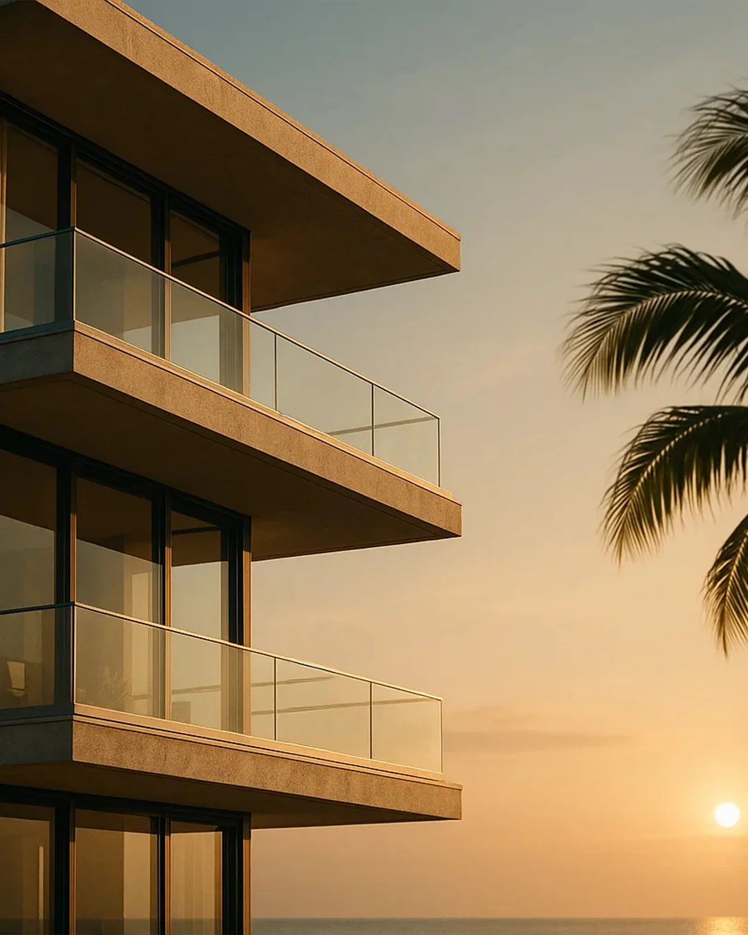 Aerial view of Diamond Shores residences